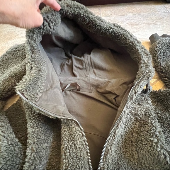 Lululemon oh so Sherpa half zip hoodie dark olive - Picture 15 of 16